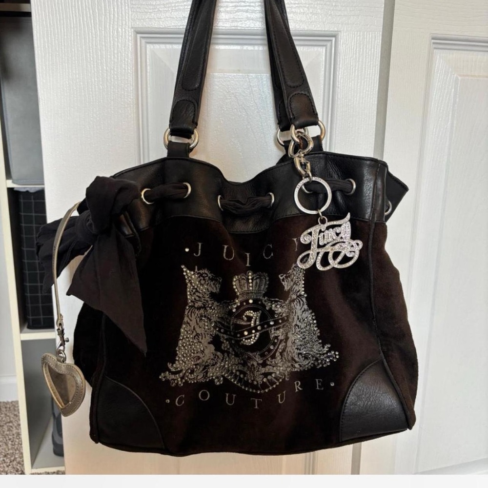 Juicy Couture Black and brown shoulder bag